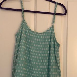 Polka dot tank top